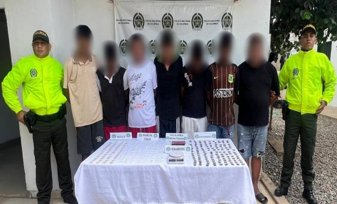 Cae banda ‘Los Lomeros’ dedicada al microtráfico en La Loma, Cesar