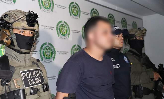 Esta persona presuntamente estaría atemorizando a los habitantes de la localidad de Ciudad Bolívar en el sur de Bogotá con diferentes actividades criminales.