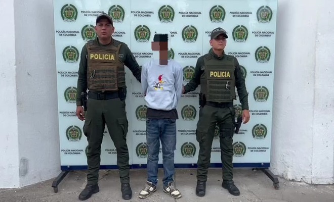 Capturado por los delitos de tentativa de homicidio y porte de armas de fuego