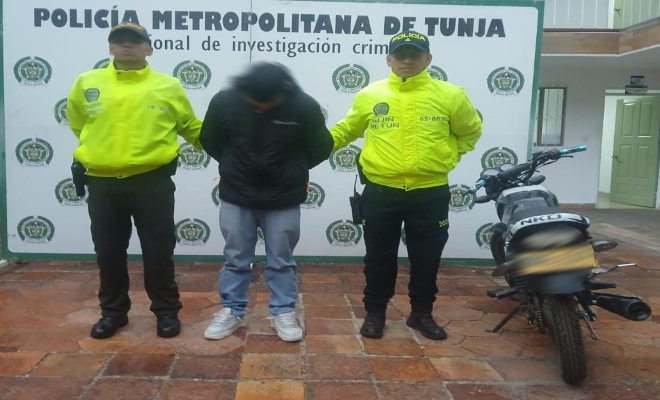 Captura complice homicidio Tunja