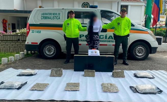 Captura e incautación de estupefacientes