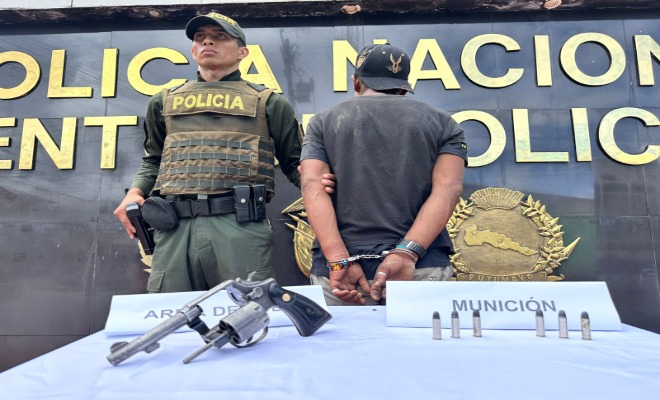  Con un arma tipo revólver fue capturado en Mocoa “El Paisa”