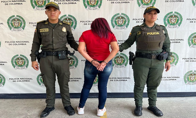 Capturada mujer por el delito de homicidio en Barrancabermeja.