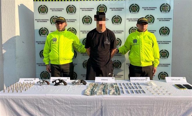 Cayó alias ‘Care Niña’ y dos menores aprehendidos con tres armas de fuego en Barrancabermeja