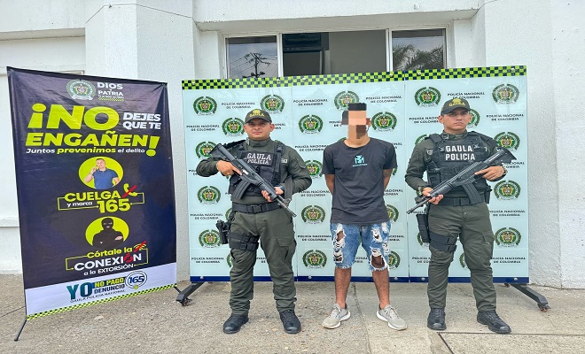 Capturado alias 'Jhan' jefe de sicarios del 'Los de la Unión'