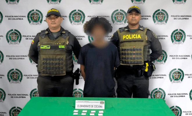 Capturado un hombre con estupefacientes en la comuna 3 de Montería