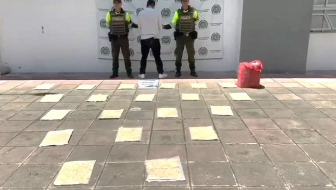 Capturado con sustancia alucinógena en bus de trasporte intermunicipal