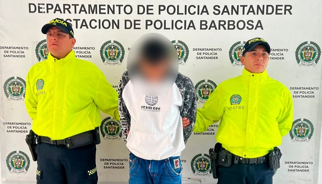 Capturado en Barbosa por homicidio