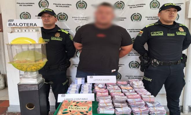 Capturado en San Alberto por vender chance ilegal