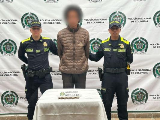 Policía Nacional intercepta a individuo con cartuchos de alto calibre durante operativo en Pasto
