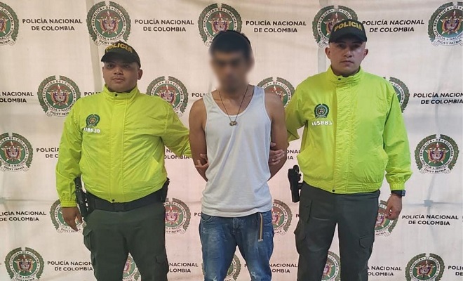 Capturado metra con policÍas de la sijin