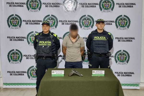 Capturado por el delito de fabricación, tráfico porte o tenencia de armas de fuego