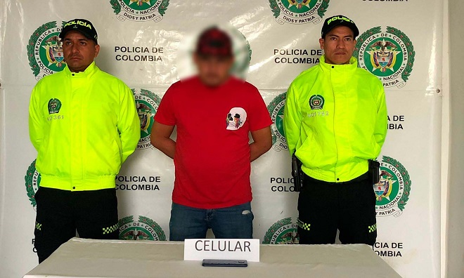 Capturado por el delito de hurto