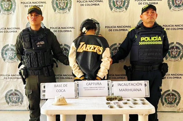 Capturado por estupefacientes socorro