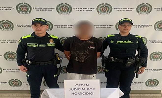 Capturado por los delitos de homicidio, fabricación, tráfico o porte de armas de fuego