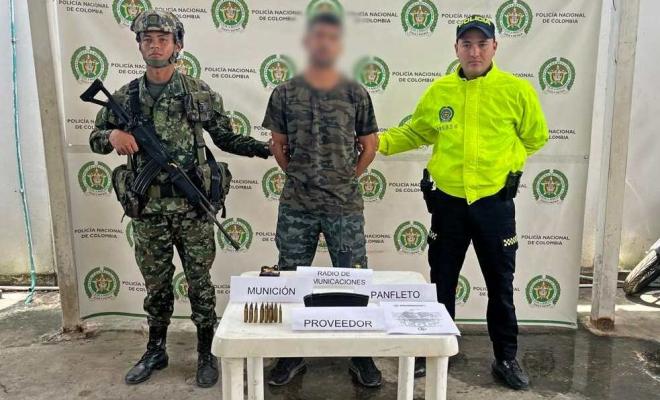Capturado presunto integrante del Clan del Golfo en Chiriguaná