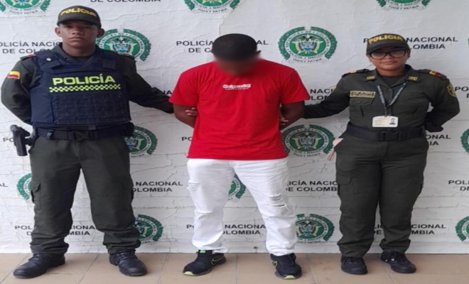 Capturado por el delito de violencia intrafamiliar