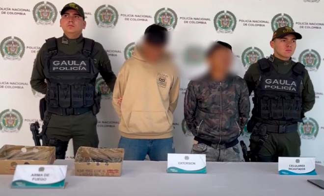 Capturados dos extorsionistas en la comuna 4 de Soacha
