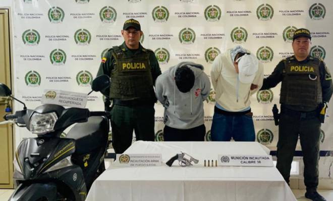Capturados dos atracadores en Pitalito gracias a la reacción ciudadana y la rápida acción policial