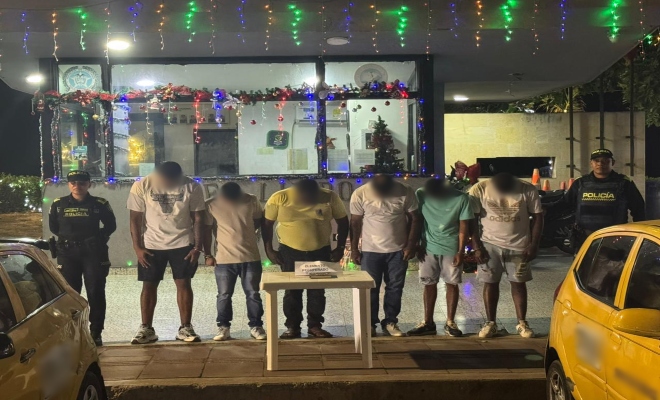 Capturados el delito de hurto