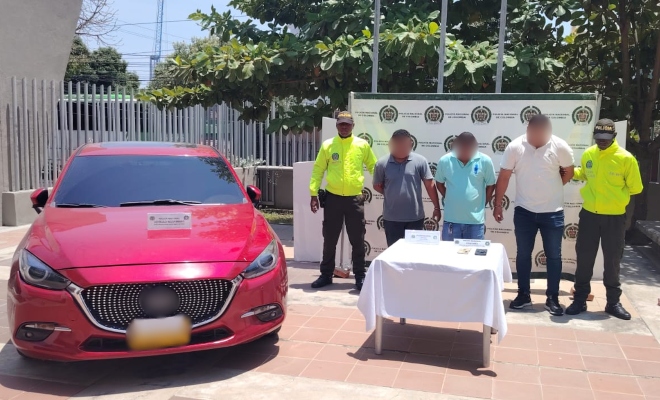 Capturados 3 presuntos delincuentes por hurto