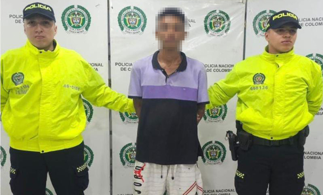 La Policía Nacional y la Fiscalía lograron demostrar su responsabilidad en un hecho de violencia registrado en Acacías, donde atacó a un hombre conocido como "Pelo Rata", mientras la víctima caminaba de la mano con su hijo de cuatro años.