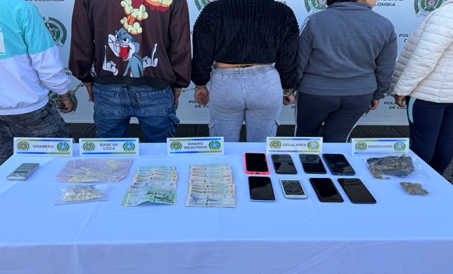 SIJIN, SIPOL y CTI desmantelan red dedicada al tráfico de estupefacientes en Manizales