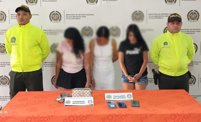 Tres mujeres conocidas en el mundo delincuencial como “Bambie” “Cucú” y “Luni” fueron capturadas por la Policía Nacional, al demostrar su presunta responsabilidad en más de cinco casos de hurto a personas, residencias y motocicletas.