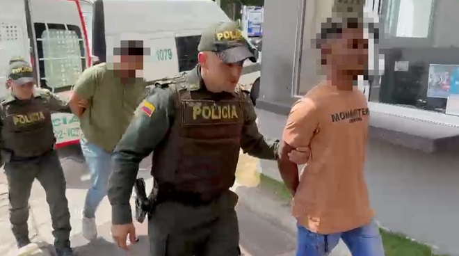 Conducción de los presuntos responsables del homicidio