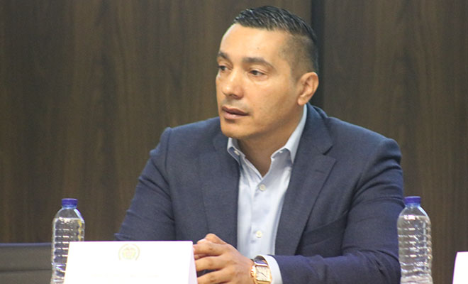 Señor gobernador del departamento del cauca, Octavio Guzmán