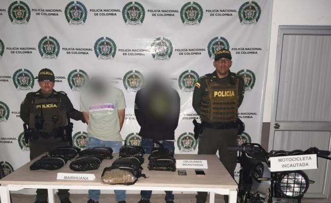 Capturados dos hombres e incautados más de 4.500 gramos de  marihuana en San Martín