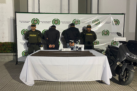 Dos personas capturadas y munición de guerra incautada en Carepa