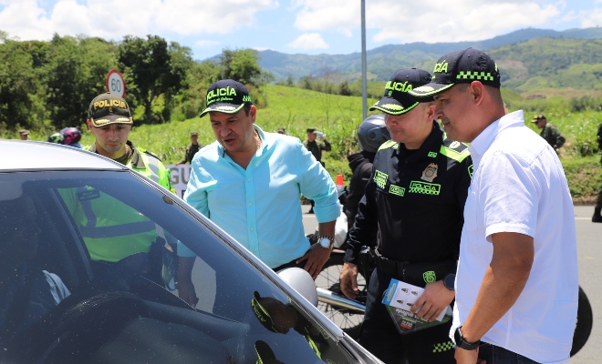 autoridades presentaron el plan de seguridad y movilidad en Viterbo