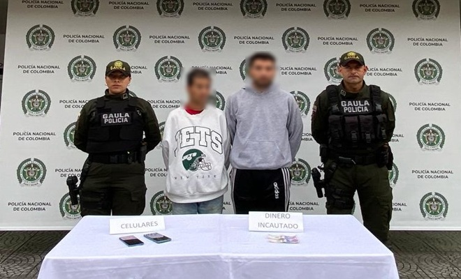 En Manizales son capturados por extorsión a comerciante