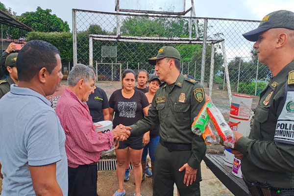 Policía Nacional fortalece entornos escolares seguros en el barrio El Borneó, Caquetá