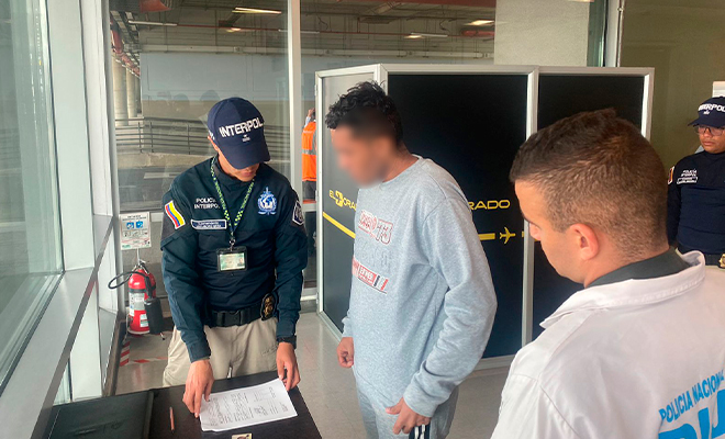 Verificación de datos del capturado