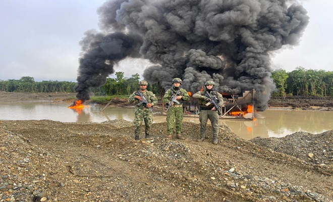 operativo contra la minería ilícita