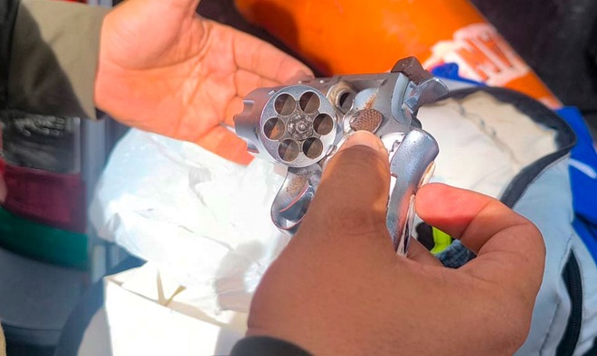 Hallazgo de arma de fuego