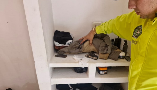 Hallazgo de arma de fuego