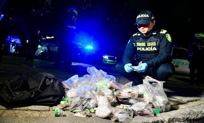Estupefacientes hallados con guia canino 
