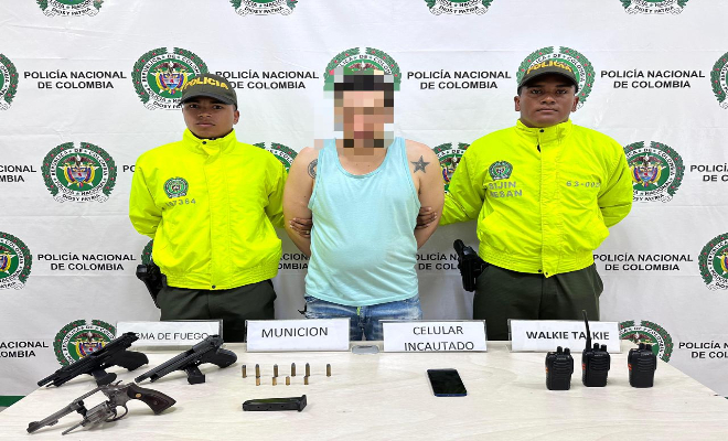 La Policía Metropolitana de Santa Marta asestó un duro golpe a estructuras dedicadas al homicidio