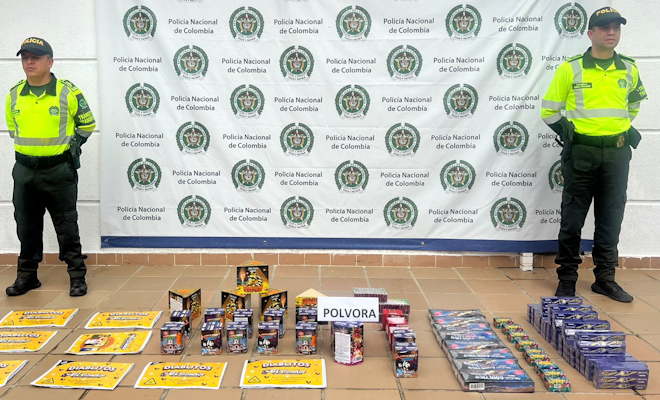 Incautación de pólvora 