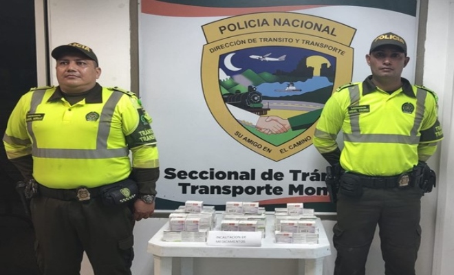 Seccional de transito y transporte incauta mercancía ilegal 