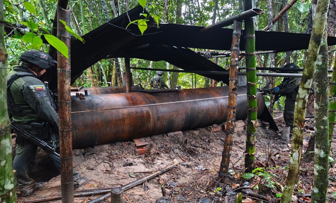 Estas acciones previnieron un grave daño ambiental que  amenazaba cuatro hectáreas de bosque nativo en la zona selvática del Putumayo.