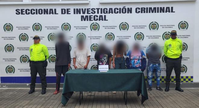 Capturados los ‘Colosos’ por microtráfico en el barrio San Judas