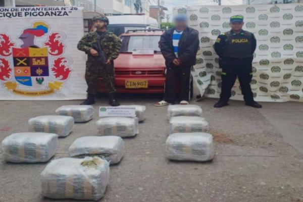 Capturado en flagrancia por tráfico de estupefacientes