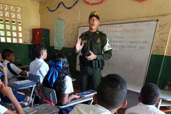 La Policía Metropolitana de Valledupar, se encuentra comprometida con la seguridad de nuestros estudiantes