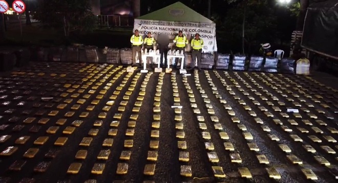 La Policía Nacional capturó a un hombre que transportaba más de 1,6 toneladas de marihuana 
