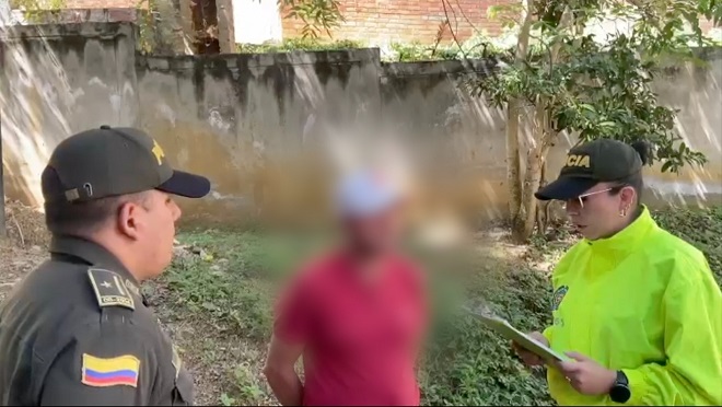 Lectura de los derechos del capturado Mogotes