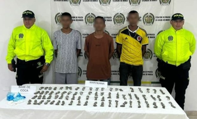 En allanamientos, fueron incautados más de 400 gramos de estupefacientes